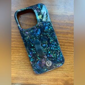 AWESOME CONDITION LOOPY IPHONE 14 PRO PHONE CASE. abalone case.